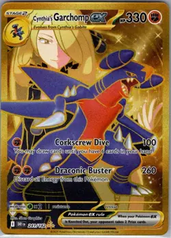 Cynthia's Garchomp ex - 241/182 SV10: Destined Rivals - Pokemon Card - NM - Image 1