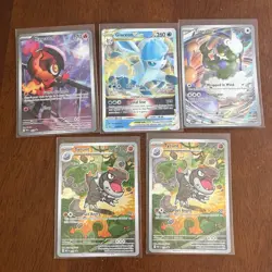 Pokemon Card Promo Lot - 5 Cards - Tyrunt Tornadus Charcadet Glaceon Vstar - Image 1