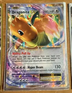 Pokemon Pokemon TCG Holo EX Ultra Rare 10-Card Lot Dragonite/Ho-Oh & More - Image 1