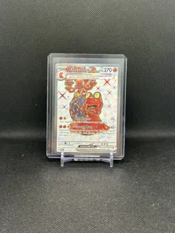 Pokemon TCG Magcargo EX Scarlet & Violet Twilight Masquerade Holo Card 191/167 - Image 3