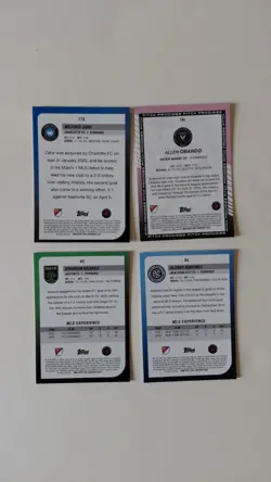 2025 Topps Chrome MLS Magenta Pulsar Soccer Card Lot (4) - Image 2