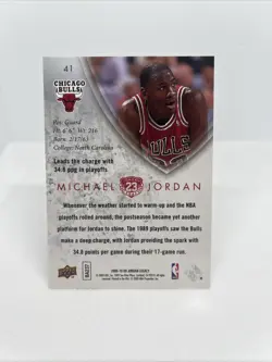 2009-10 Upper Deck Jordan Legacy Hall of Fame Edition - Michael Jordan #41... - Image 2