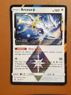 Arceus 96/131 (Prism Star Rare) - Forbidden Light - NM Pokemon Card TCG - Image 1