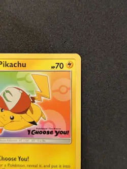 Ash's Pikachu SM108 Sun & Moon Promo - Pokemon Card - LP - Image 2