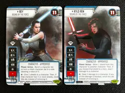 Star Wars Destiny - Kylo Ren / Rey - spotgloss - Promo top 16 card set - Image 1