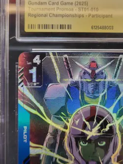 Amuro Ray GUNDAM CARD GAME World Championship 2025 ST01-010 CGC 10 Pristine - Image 4