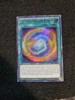 Thunder Dragon Fusion - 1st Edition - SOFU-EN060 - Ultra Rare Yugioh - Image 1
