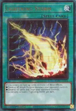 Yugioh! Lightning Storm - RA01-EN061 - Prismatic Ultimate Rare - 1st Edition Nea - Image 1