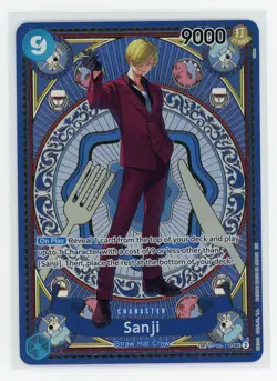 One Piece CCG - Sanji OP06-119 A Fist of Divine Speed SEC - Image 1