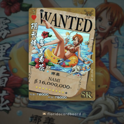 One Piece - Wanted Poster : Nami SR OP-02-028 Collectors Gold Holofoil - Image 1