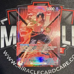 Bandai Portgas D. Ace OP16-001 OP16 Leader Special Rare Holo EN 5000 - Image 1