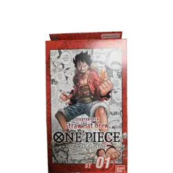 ONE PIECE ENGLISH TCG: (ST-01) STRAW HAT CREW Starter Deck 1 FACTORY SEALED - Image 1