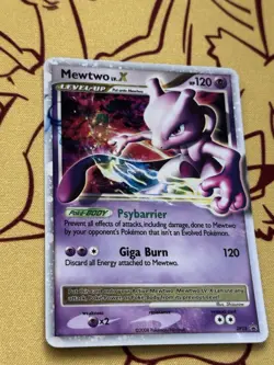 Pokemon TCG Mewtwo Lv. X DP28 Diamond & Pearl Promo Ultra Rare Card LP+ - Image 4