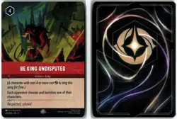 Disney Lorcana TCG Be King Undisputed 216/204 Epic Foil Fabled - Image 3