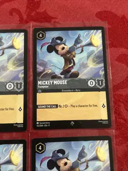 4x Disney Lorcana: Fabled - Mickey Mouse - Trumpeter - 172/204 x4 - Image 2