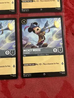 4x Disney Lorcana: Fabled - Mickey Mouse - Trumpeter - 172/204 x4 - Image 5