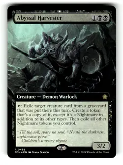 Abyssal Harvester (Extended Art) Foundations 458 NM FOIL - Image 1