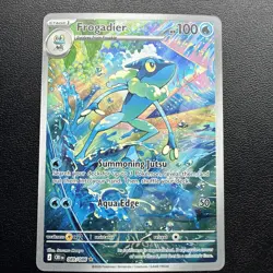 Illustration Rare Frogadier #089/086 Pokemon Card Chaos Rising NM-MT 2026 - Image 1