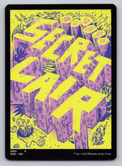 Secret Lair Theme Card NONFOIL - Commander: Edge of Eternities MTG - Image 1
