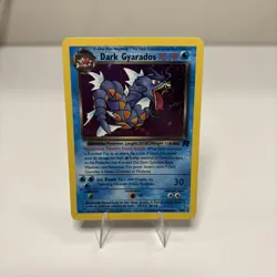 Dark Gyarados Holo 8/82 Team Rocket Pokemon Card LP Vintage - Image 1