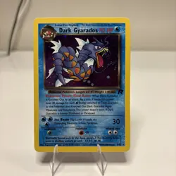 Dark Gyarados Holo 8/82 Team Rocket Pokemon Card LP Vintage - Image 4