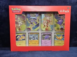 Pokemon 4 Mini Tins + 4 Promo Cards Bundle - 151 Sams Club Exclusive - Image 1