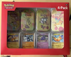 Pokemon 4 Mini Tins + 4 Promo Cards Bundle - 151 Sams Club Exclusive - Image 1