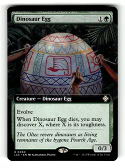 Dinosaur Egg (Extended Art) Commander: The Lost Caverns of Ixalan 60 Near Mint - Image 1