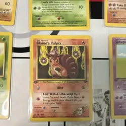 1st edition Nintendo Pokemon TCG Gym Heroes/Challenge 1999 15-Card Lot English - Image 3
