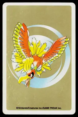 Voltorb 9 of Clubs Pokemon Gold Deck Playing Cards Heavily Played - Image 2