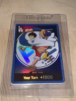 One Piece LA Dodgers Card Monkey D Luffy July 2 2026 - Image 1