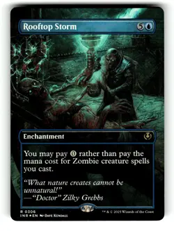 Rooftop Storm (Borderless) Innistrad Remastered 306 NM FOIL - Image 1