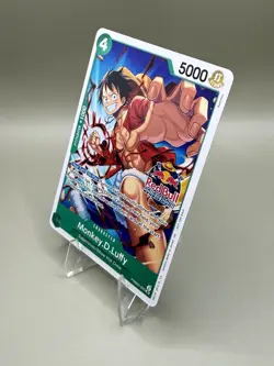 Monkey.D.Luffy (Red Bull Double Don!!) PRB02-005 One Piece Promotion Cards - Image 2