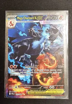 Pokemon Card Mega Charizard X ex - 125/094 - ME02: Phantasmal Flames (PFL) - Image 1