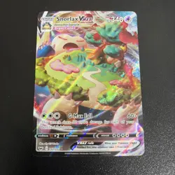 Snorlax Vmax 142/202 Sword & Shield Ultra Rare Full Art Pokemon Card Nm - Image 1