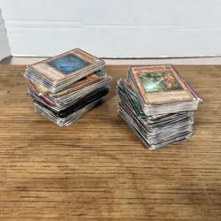 Yugioh! Bulk Vintage Card 100+ Lot Mixed Rarities Very Played With - Image 1