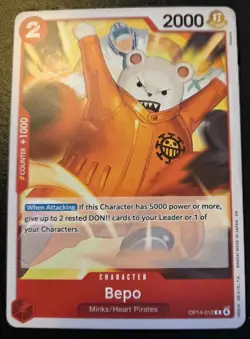 Bepo OP14-012 Common The Azure Sea's Seven One Piece Card Game - Image 1