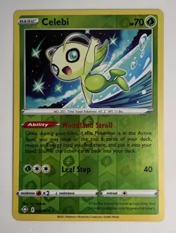 Celebi 003/072 - Shining Fates - Rare - Pokemon Card TCG - LP - Image 1