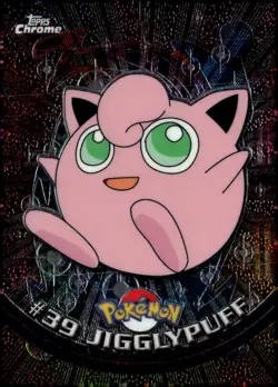Pokemon Card -Jigglypuff 2000 Topps Chrome TV Animation Edition #39 Card - Image 1
