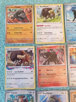 TAUROS & BOUFFALANT BUNDLE OF POKEMON CARDS - Image 2
