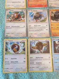TAUROS & BOUFFALANT BUNDLE OF POKEMON CARDS - Image 4