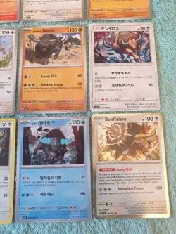 TAUROS & BOUFFALANT BUNDLE OF POKEMON CARDS - Image 5