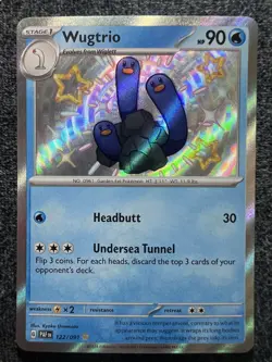 Wugtrio 122/091 Holo Rare Pokemon Card NM - Image 1