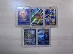 Mixed Pokemon Card Lot 5 Ultra Rare Holo V ex EX Full Art NM - Image 1