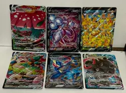 Pokemon TCG Jumbo Oversized Card Lot of 6 - Pikachu, Snorlax, Mewtwo, Blastoise! - Image 1
