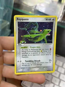 Rayquaza 22/107 EX Deoxys 2005 Holo Rare COSMOS Pokemon Card - Image 5