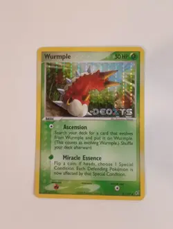 Wurmple 82/107 Pokemon TCG Card EX Deoxys Stamped Reverse Holo Rare MP - Image 1