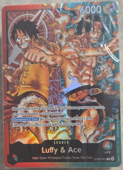 Bandai One Piece Card Game Luffy & Ace ST30 Starter Deck Sealed Brick Only - Image 1