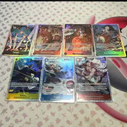 One Piece Card Game OP16 SR 7-Card Lot - Image 1
