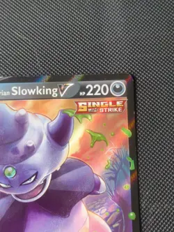 099/198 GALARIAN SLOWKING V ULTRA RARE CHILLING REIGN POKEMON CARD - Image 3